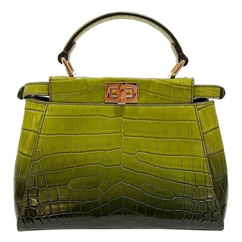 fendi peekapoo|Fendi peekaboo crocodile.